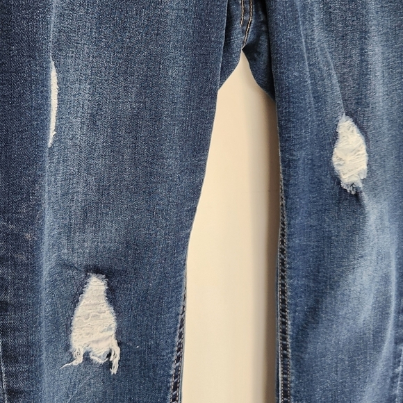 BUFFALO DAVID BITTON Women's Jess Rip & Repair Mid-Rise Skinny Jeans 8/29 - Picture 6 of 8